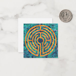 LABYRINTH II 2.5" Square Flat Card
