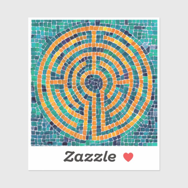 LABYRINTH II 3x3 Vinyl Sticker (Sheet)