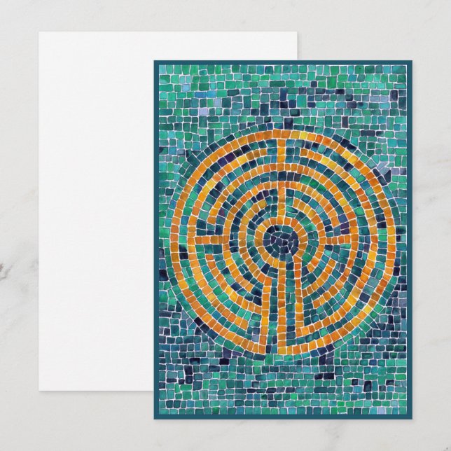 LABYRINTH II 4.5x6.25 Flat Card  (Front/Back)