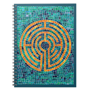 LABYRINTH II 6.5x8.75 Spiral Notebook