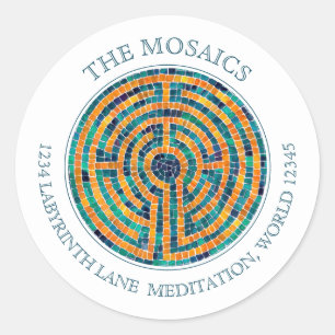 LABYRINTH II Small White Envelope Seals