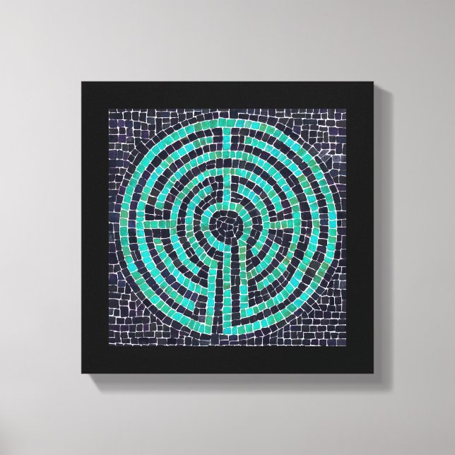LABYRINTH III 12"x12" Wrapped Canvas (2.5" Deep) (Front)