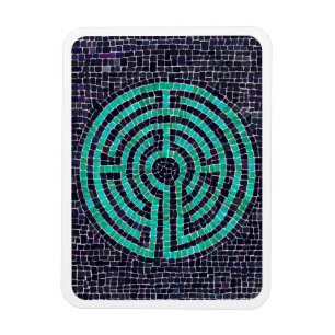 LABYRINTH III 3x4 Flexible Magnet - White