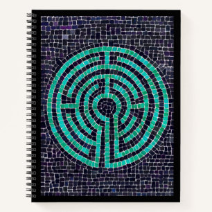 LABYRINTH III 8.5x11 Spiral Notebook