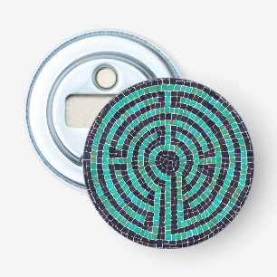 LABYRINTH III Button Bottle Opener