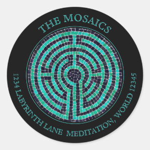 LABYRINTH III Large Address Seals - Black