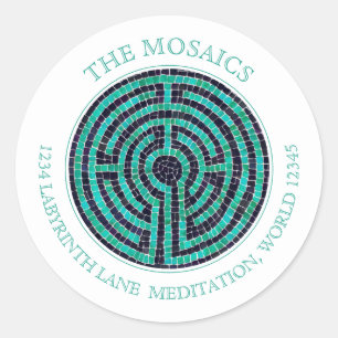 LABYRINTH III Small Address Seals - White