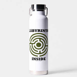 Labyrinth Inside Maze Psyche Humour Water Bottle