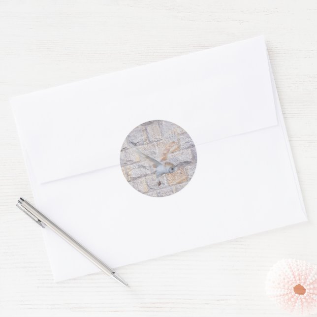 Labyrinth It’s Only Forever Wedding Classic Round Sticker (Envelope)