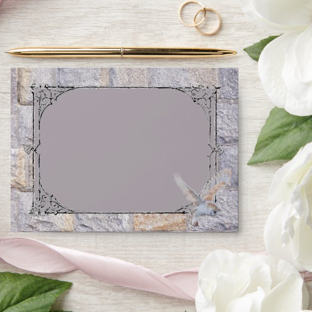 Labyrinth It’s Only Forever Wedding Owl Envelope (Wedding)