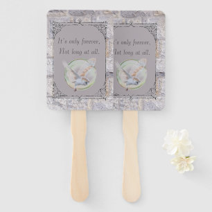 Labyrinth It’s Only Forever Wedding Owl Hand Fan