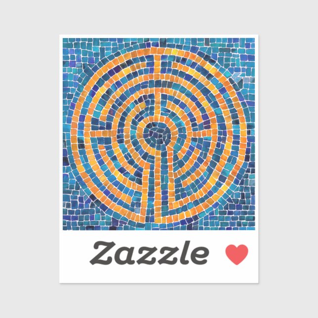 LABYRINTH IV 2x2 Vinyl Sticker (Sheet)