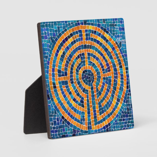LABYRINTH IV 5.25 Square Plaque with Easel (Front)