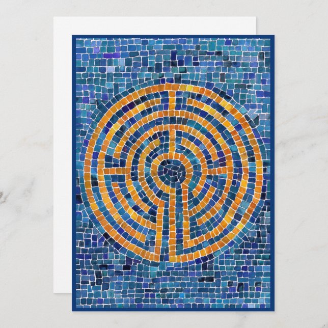 LABYRINTH IV 5.5x7.5 Flat Card  (Front/Back)