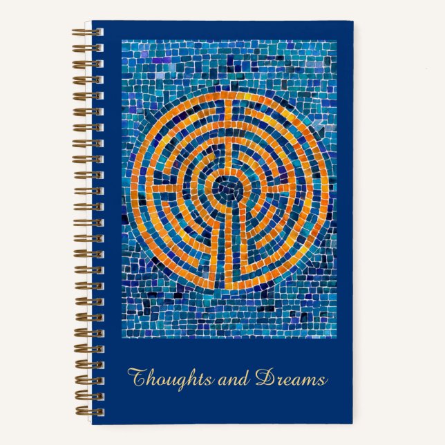 LABYRINTH IV 5.5x8.5 Spiral Notebook  (Front)