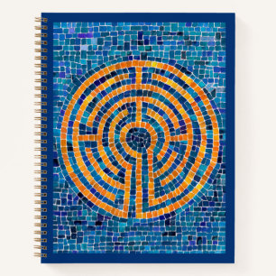 LABYRINTH IV 8.5x11 Spiral Notebook