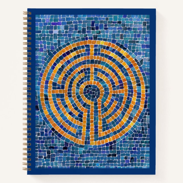 LABYRINTH IV 8.5x11 Spiral Notebook (Front)