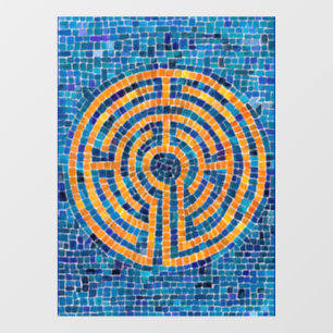 LABYRINTH IV 8x11 Window Cling 