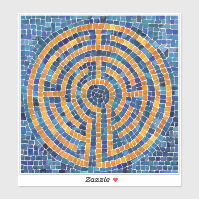 LABYRINTH IV 8x8 Vinyl Sticker (Sheet)