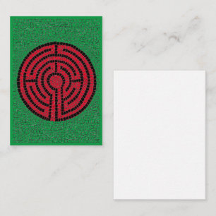LABYRINTH IX 3.5x2.5 Flat Note Card