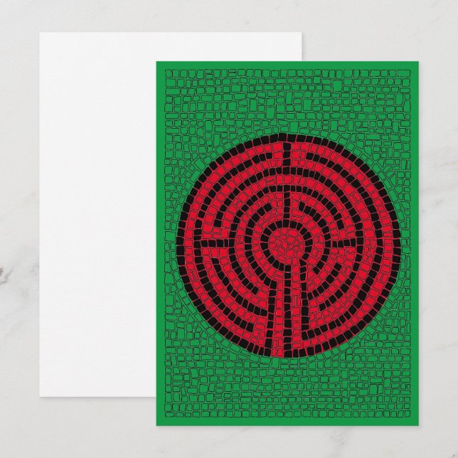 LABYRINTH IX 4.5x6.25 Flat Card (Front/Back)
