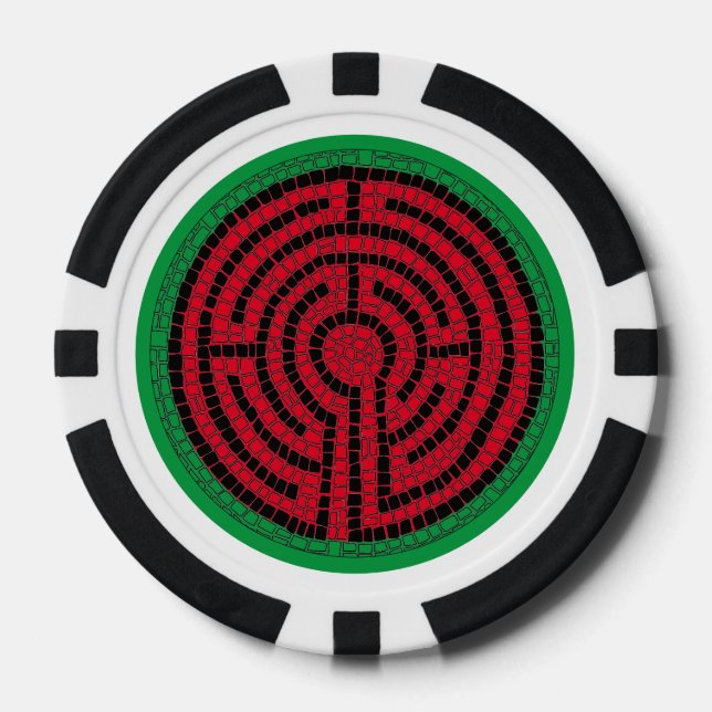LABYRINTH IX Poker Chips (Front)