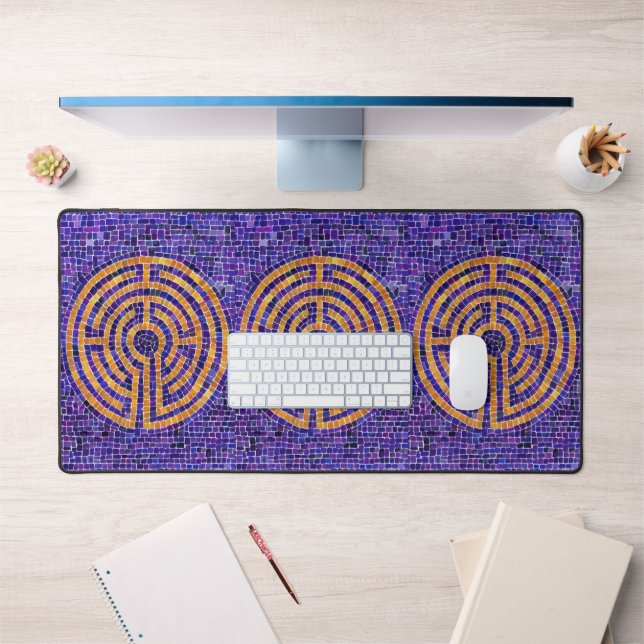 LABYRINTH MOSAIC Desk Mat  (Office 1)