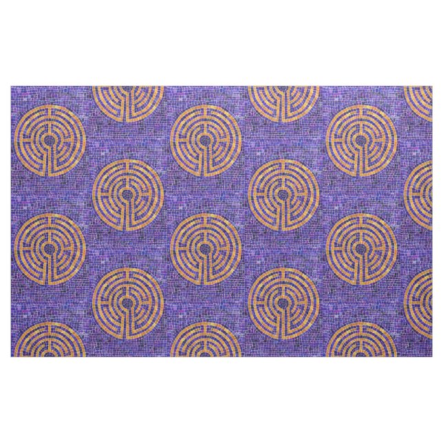 LABYRINTH MOSAIC Fabric (Fat Quarter)