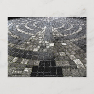 labyrinth postcard