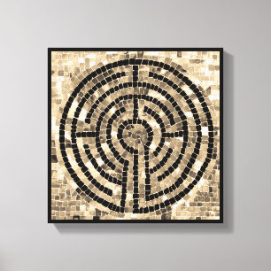 LABYRINTH V 12x12 Wrapped Canvas (1.5" Deep)