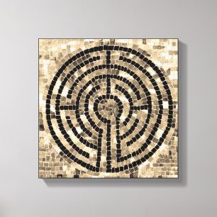 LABYRINTH V 12x12 Wrapped Canvas (.75" Deep)
