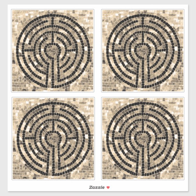 LABYRINTH V 14" (4 Small) Vinyl Sticker  (Sheet)