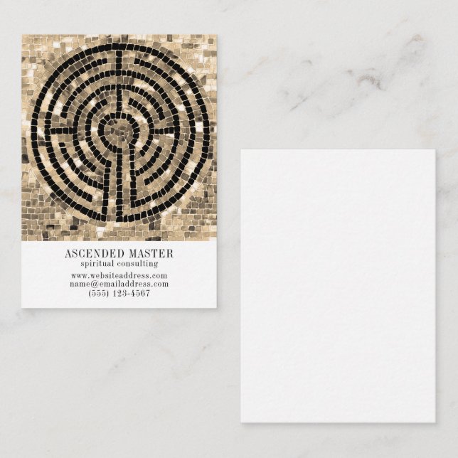 LABYRINTH V 3.5x2.5 Business Card  (Front/Back)