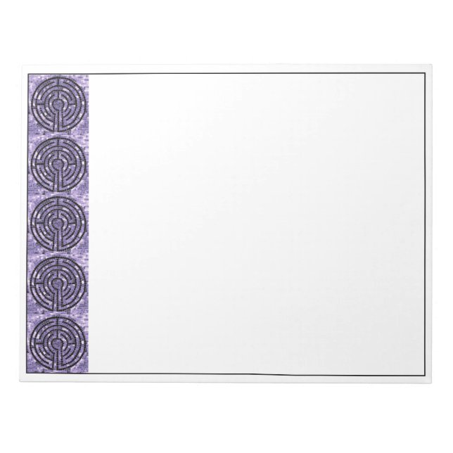 LABYRINTH VI 11x8.5 Notepad (Front)