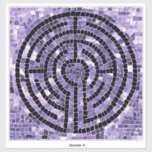 Labyrinth VI 14"x14" Vinyl Sticker