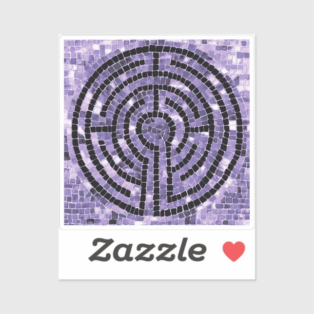 LABYRINTH VI 2x2 Vinyl Sticker (Sheet)