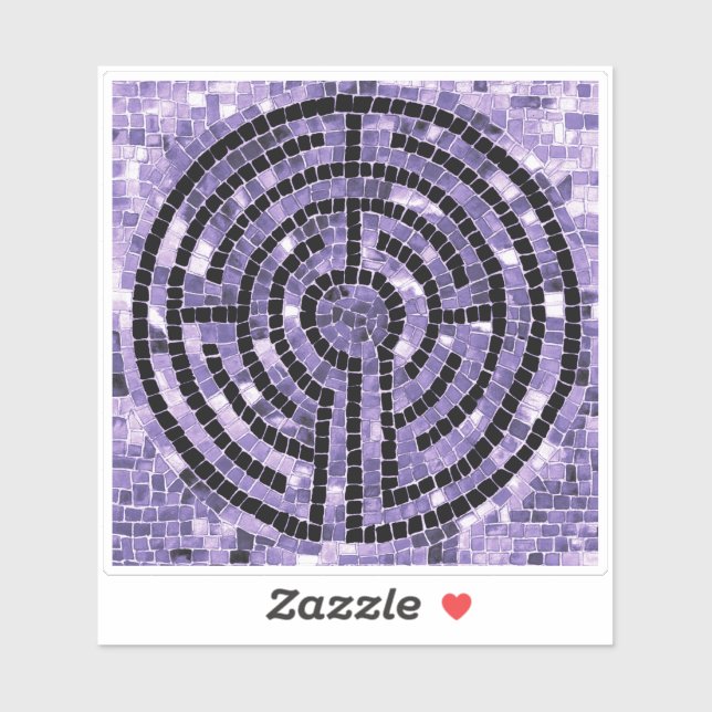 LABYRINTH VI 4x4 Vinyl Sticker (Sheet)