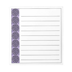 LABYRINTH VI 5.5"x6" Notepad + Lines