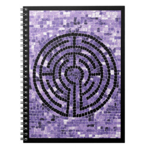 LABYRINTH VI 6.5x8.75 Spiral Notebook