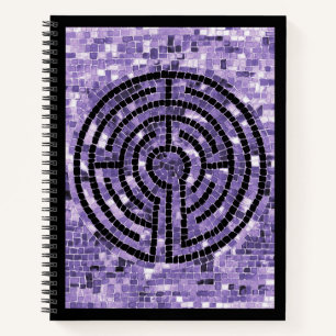 LABYRINTH VI 8.5x11 Spiral Notebook