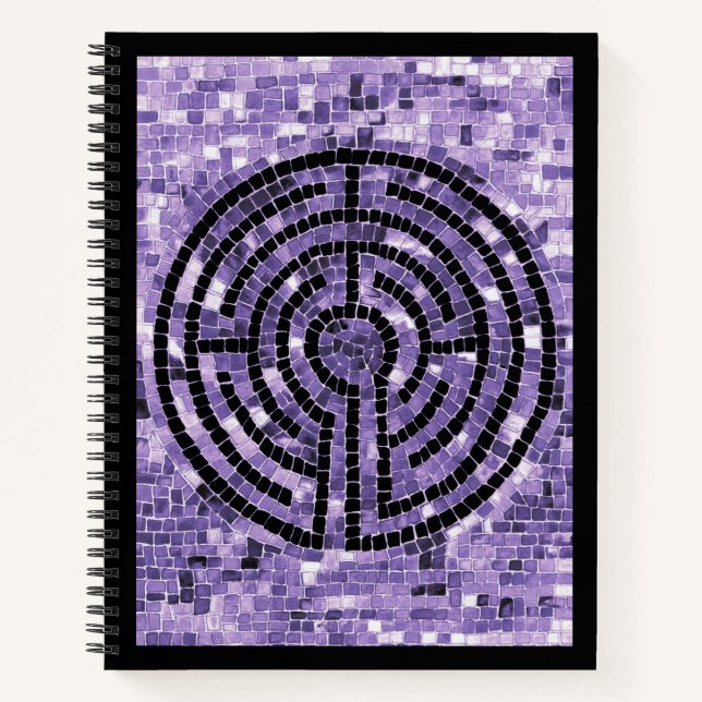 LABYRINTH VI 8.5x11 Spiral Notebook (Front)