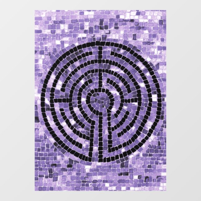 LABYRINTH VI 8x11 Window Cling  (Sheet)