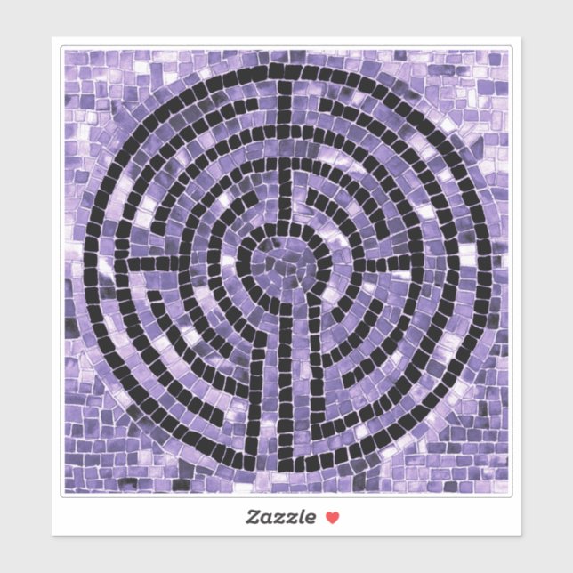 LABYRINTH VI 8x8 Vinyl Sticker (Sheet)