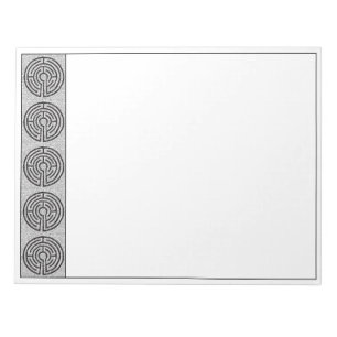 LABYRINTH VII 11x8.5 Notepad 