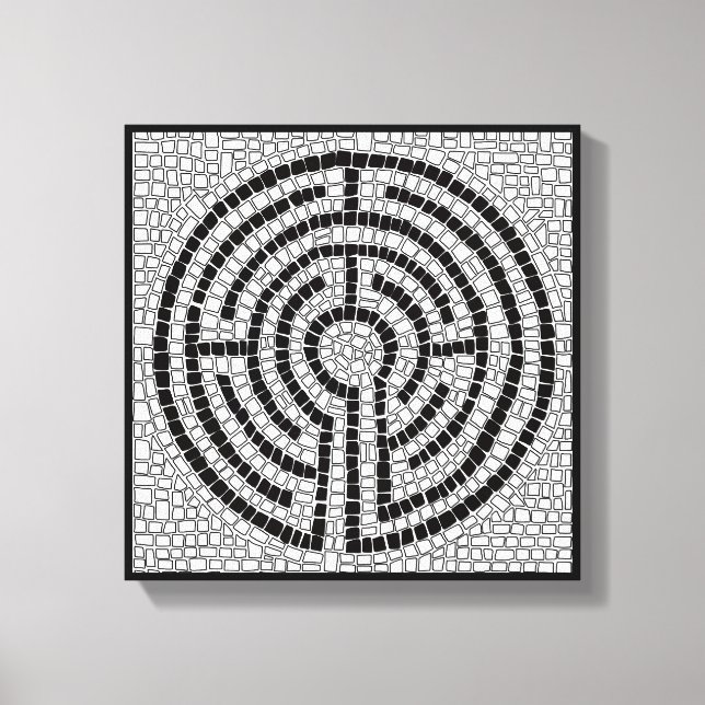 LABYRINTH VII 12x12 Wrapped Canvas (1.5" Deep) (Front)