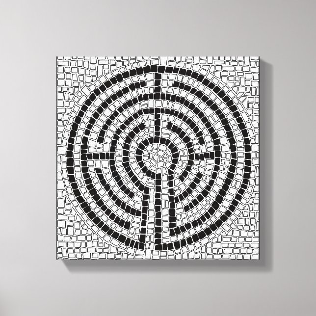 LABYRINTH VII 12x12 Wrapped Canvas (.75" Deep) (Front)