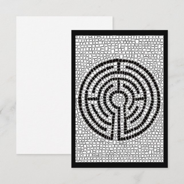 LABYRINTH VII 3.5x5 Flat Card II (Front/Back)