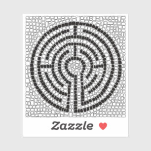 LABYRINTH VII 3x3 Vinyl Sticker