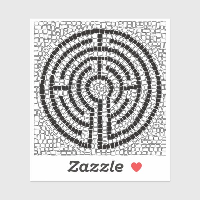 LABYRINTH VII 3x3 Vinyl Sticker (Sheet)