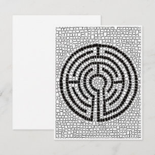 LABYRINTH VII 4.25x5.5 Flat Card